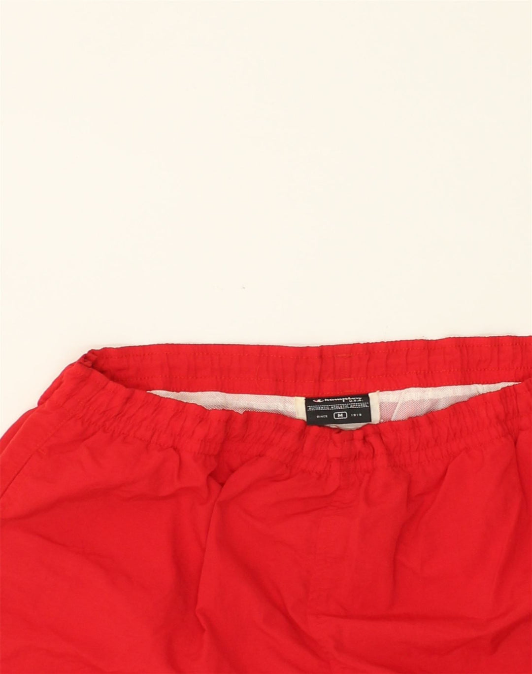 CHAMPION Mens Sport Shorts Medium Red | Vintage Champion | Thrift | Second-Hand Champion | Used Clothing | Messina Hembry 