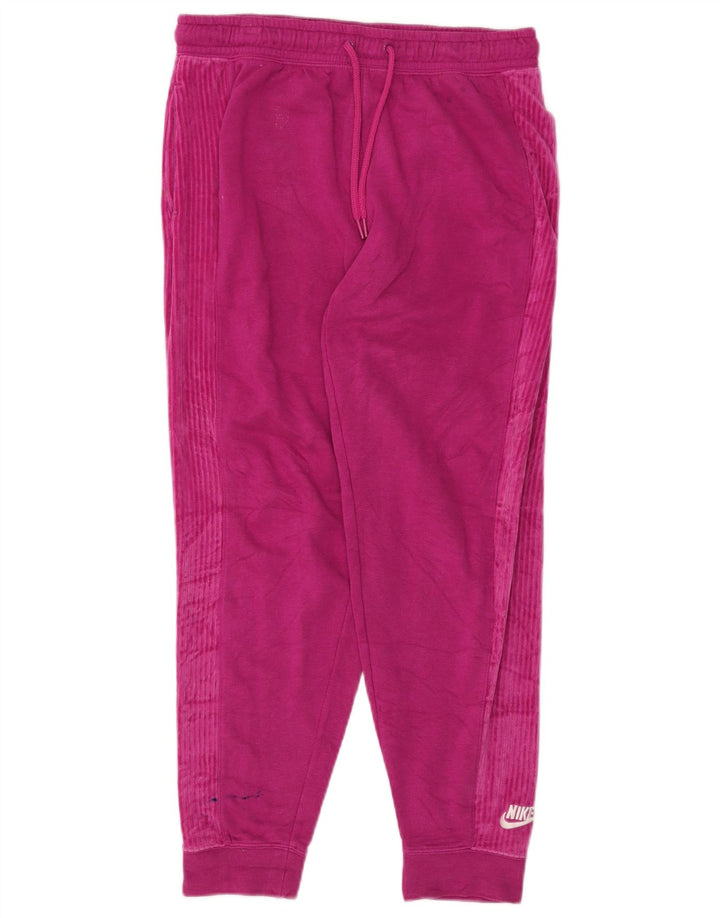 Nike Womens Tracksuit Trousers Joggers UK 14 Medium  Pink