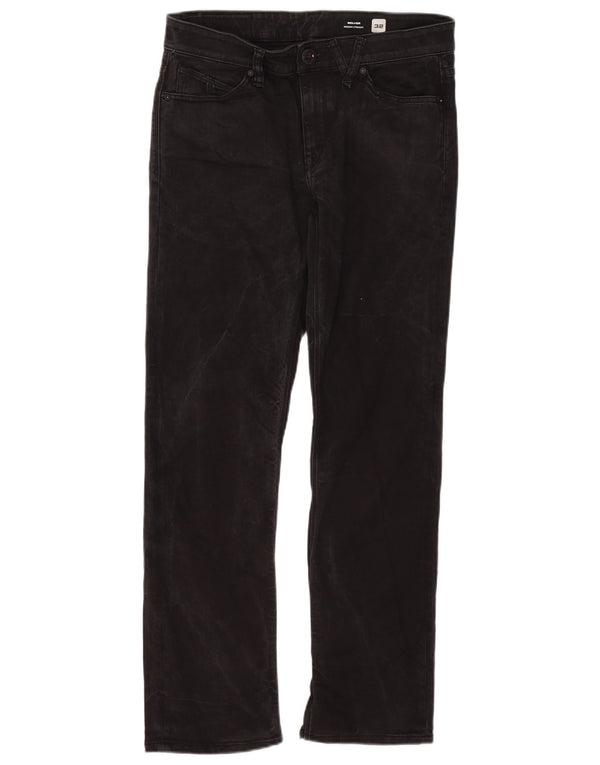 Volcom Jean droit Solver W32 L30 homme noir coton