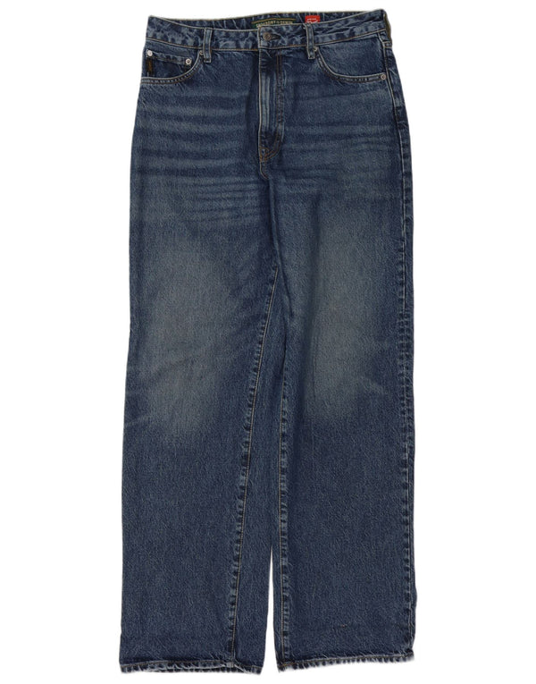Superdry Herren Loose Jeans W30 L32 Blaue Baumwolle