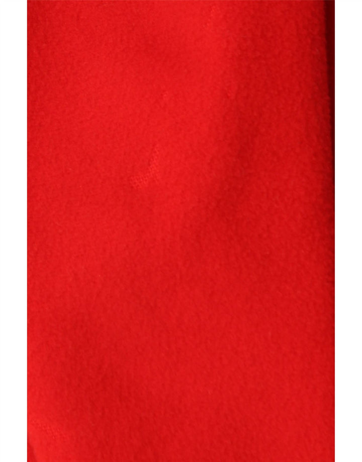 VINTAGE Womens Overcoat IT 44 Medium Red Colourblock