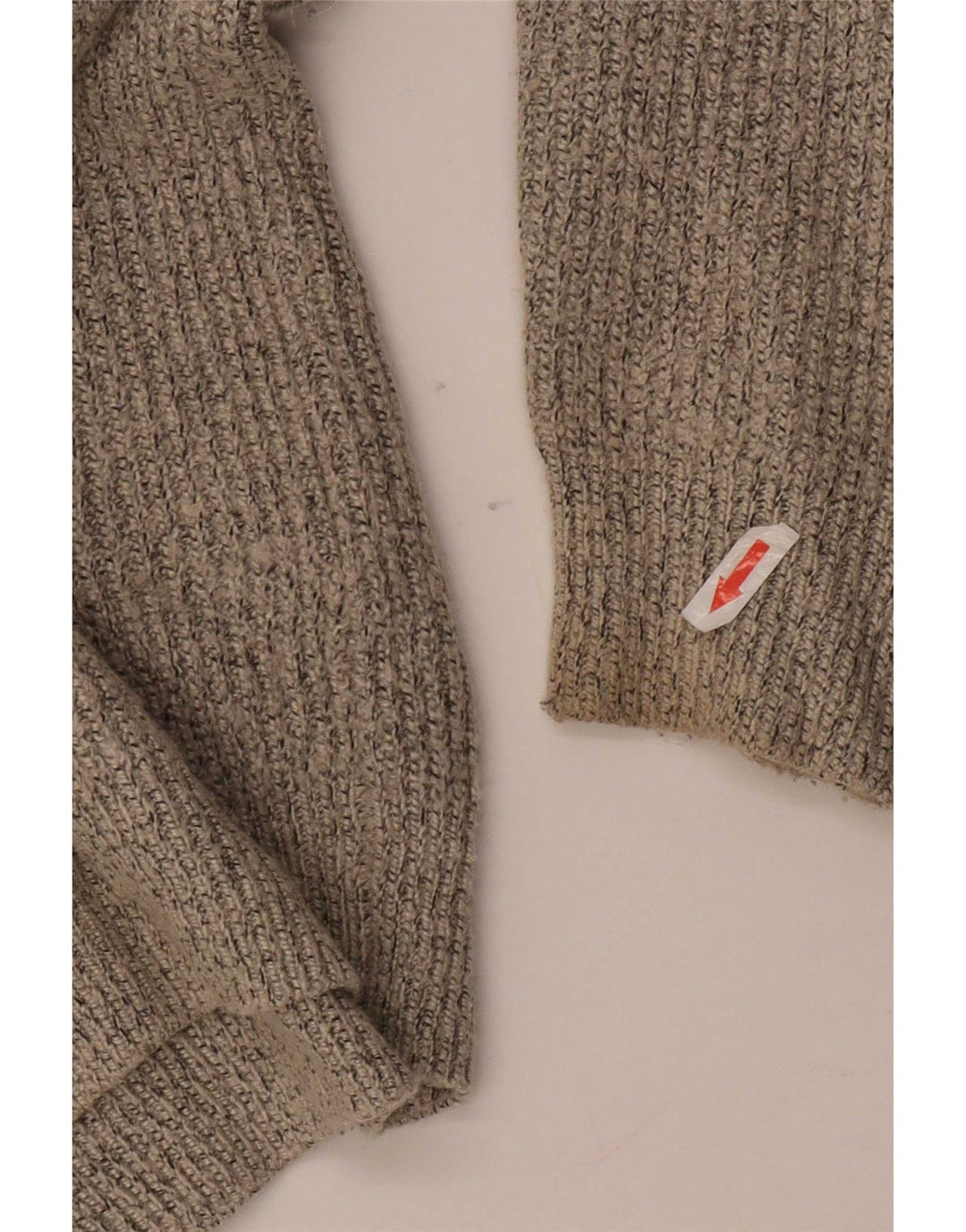 Marks & Spencer Mens Crew Neck Jumper Sweater Large Grey Flecked Polyamide