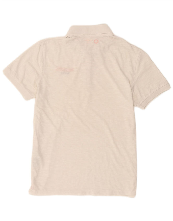Jack & Jones Mens Polo Shirt Small White Cotton