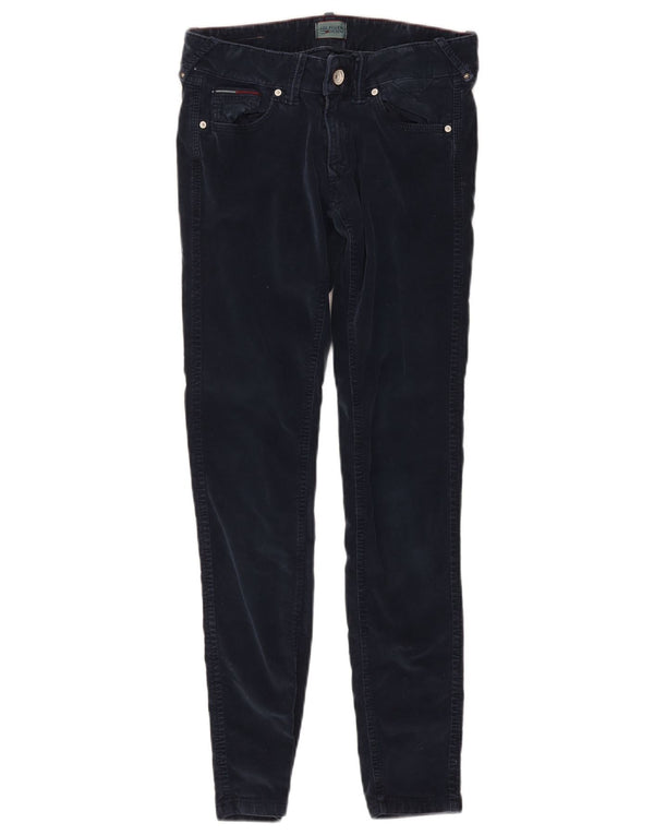 Tommy Hilfiger Damen Sophie Skinny Cordhose W26 L30 Marineblau