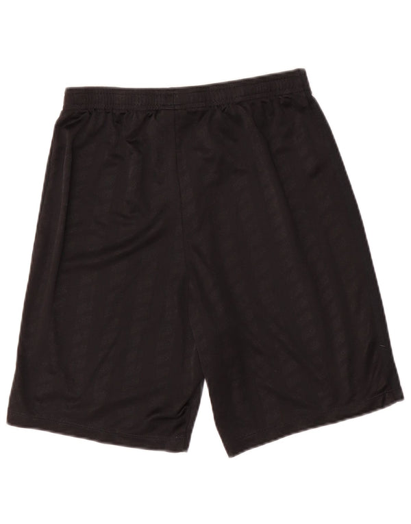 Nike Short de sport Dri Fit pour homme Petit polyester rayé noir