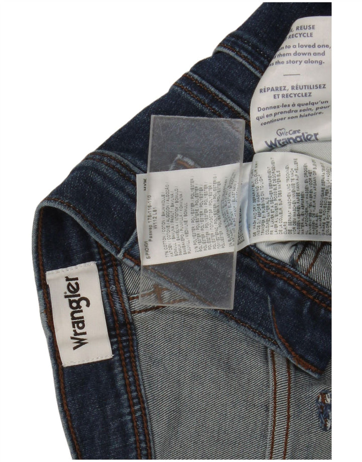 Wrangler Mens Texas Slim Jeans W44 L32 Blue Cotton