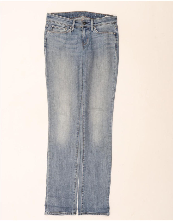 Levi's Womens Straight Jeans W28 L34 Blue Cotton