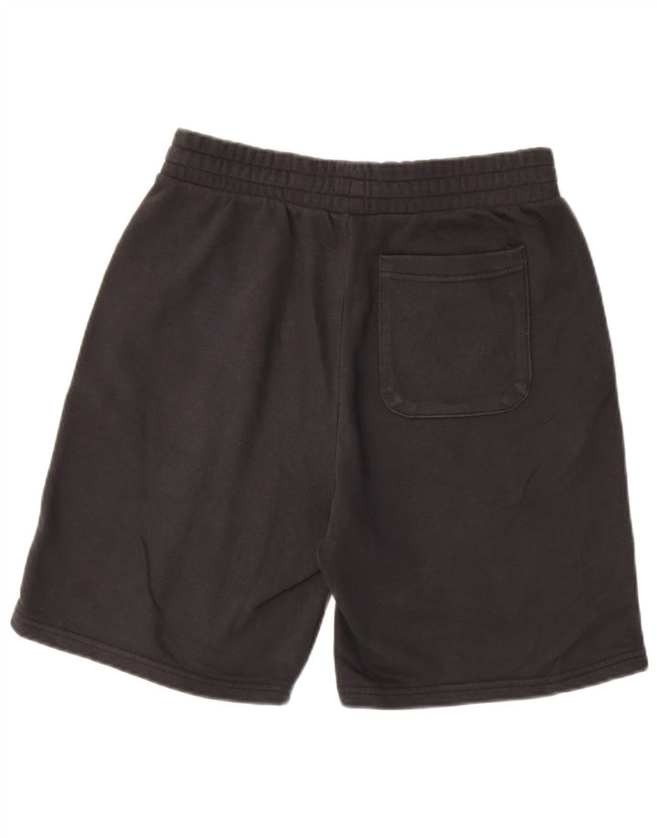 Converse Mens Sport Shorts UK 10 Small  Black Cotton