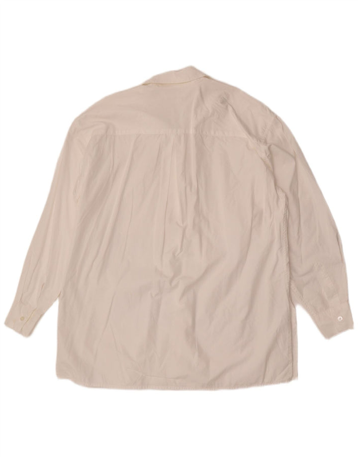 Banana Republic Womens Oversized Shirt UK 14 Medium White Cotton
