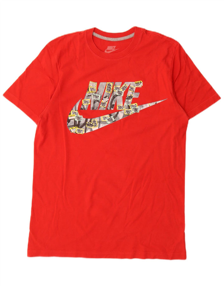 Nike Mens Regular Fit Graphic T-Shirt Haut Rouge Moyen