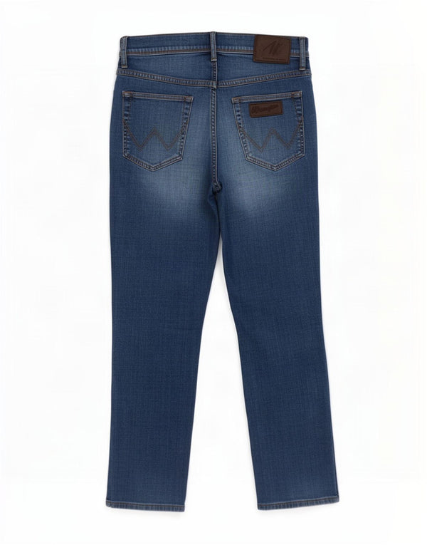 Wrangler Masculino Texas Straight Jeans W36 L30 Azul Algodão
