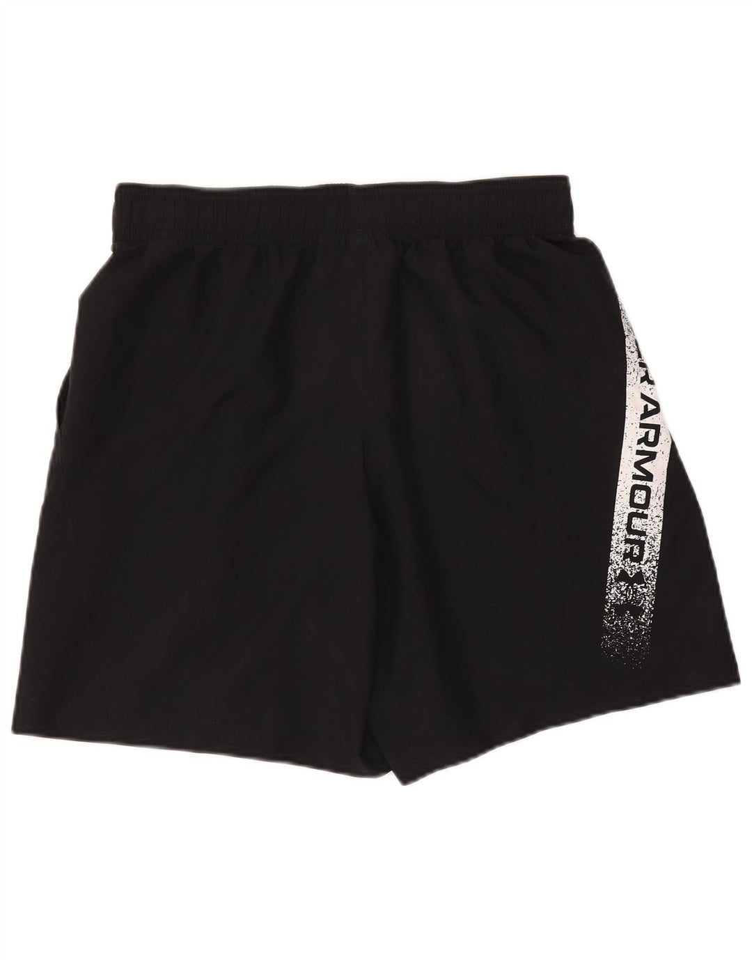 Under Armour Mens Graphic Loose Fit Sport Shorts Large  Black Polyester