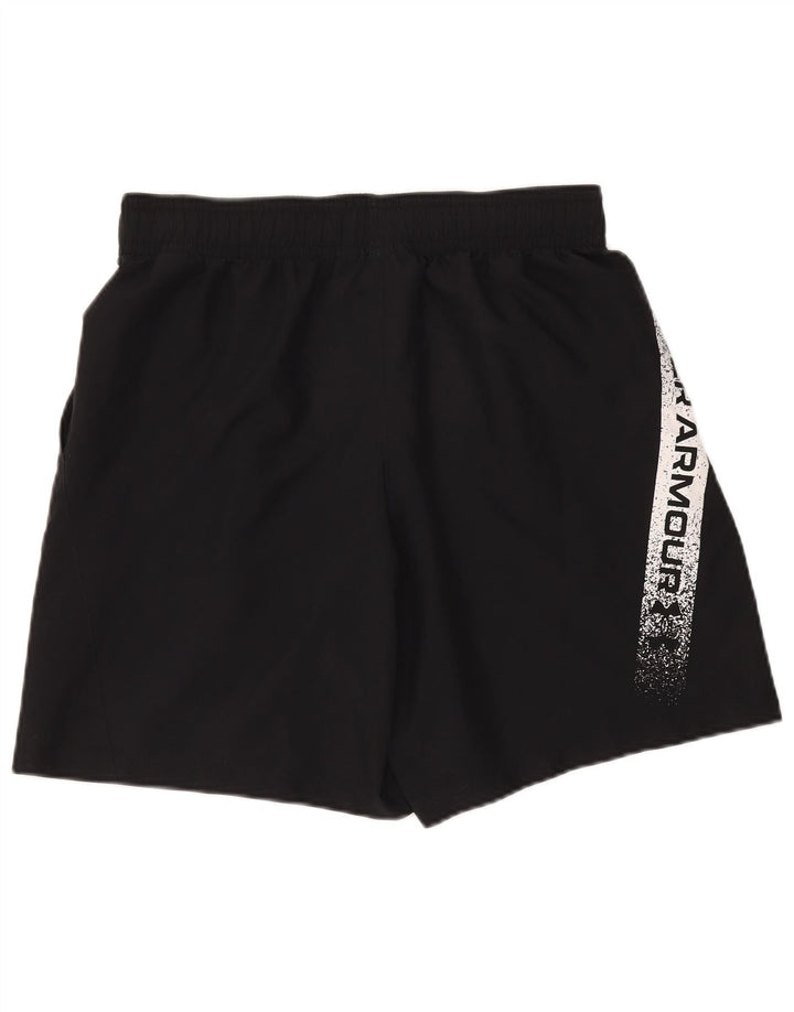 Under Armour Mens Graphic Loose Fit Sport Shorts Large  Black Polyester
