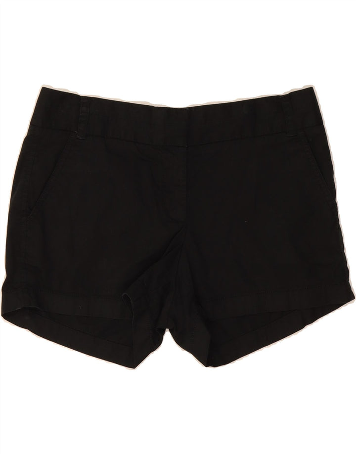 J. CREW Womens Broken In Chino Shorts US 6 Medium W32  Black Cotton Vintage J. Crew and Second-Hand J. Crew from Messina Hembry 