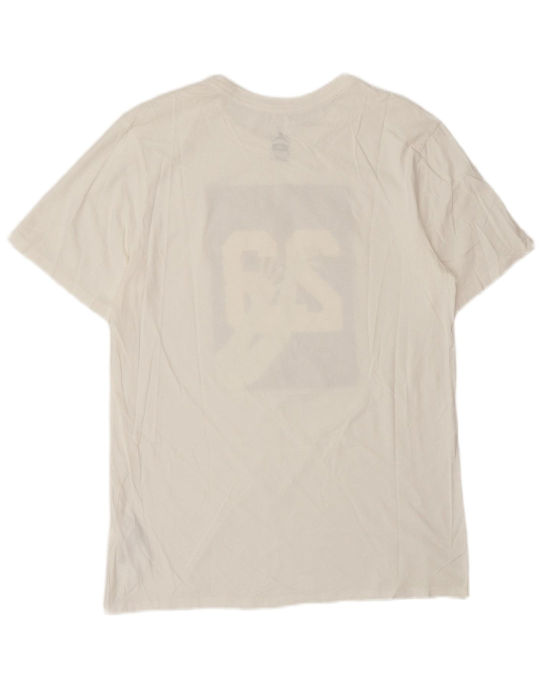 Jordan Mens Graphic T-Shirt Top Medium White Cotton