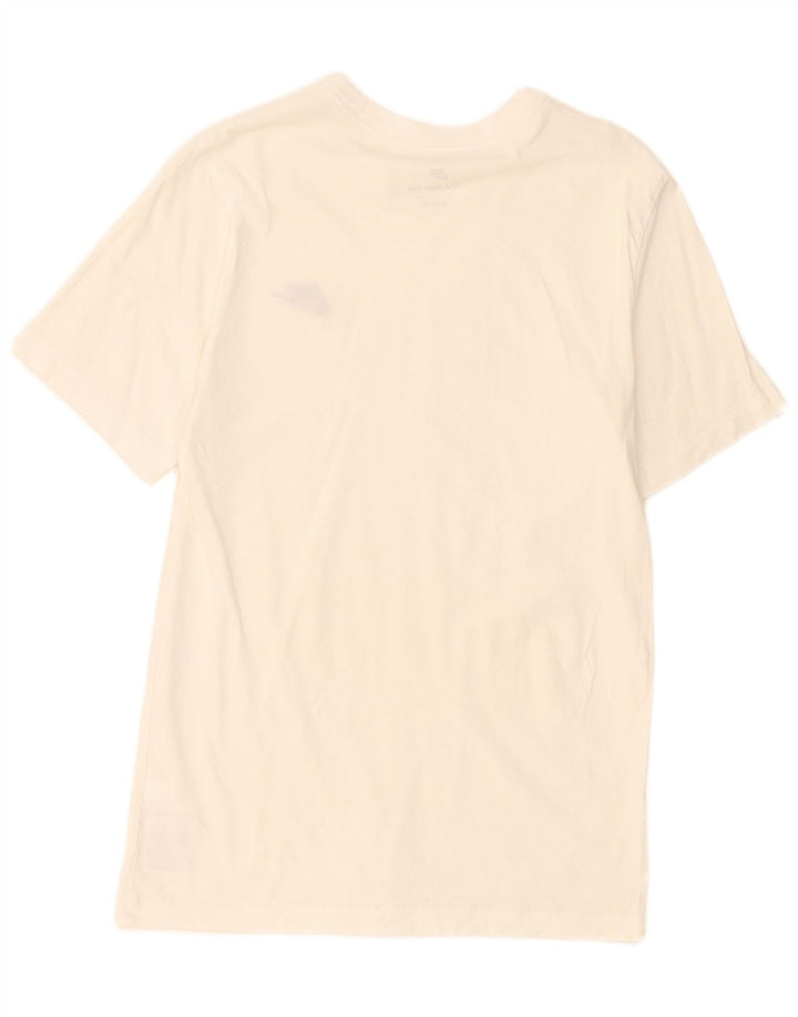 Nike Herren T-Shirt Top Small aus weißer Baumwolle