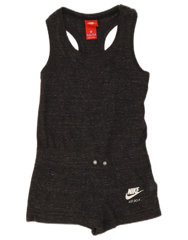 Nike Piger Playsuit 6-7 år XS Grå Flecked Bomuld