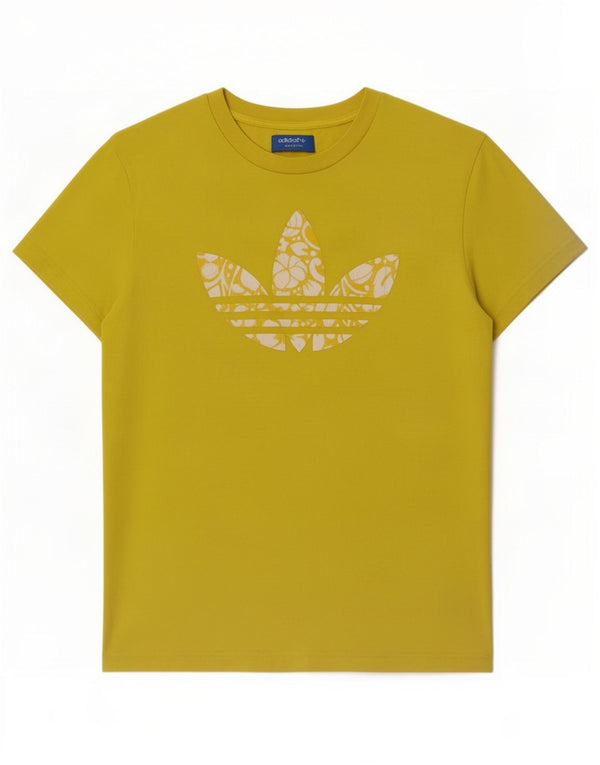 Adidas Hombre Camiseta Gráfica Top Medium Amarillo