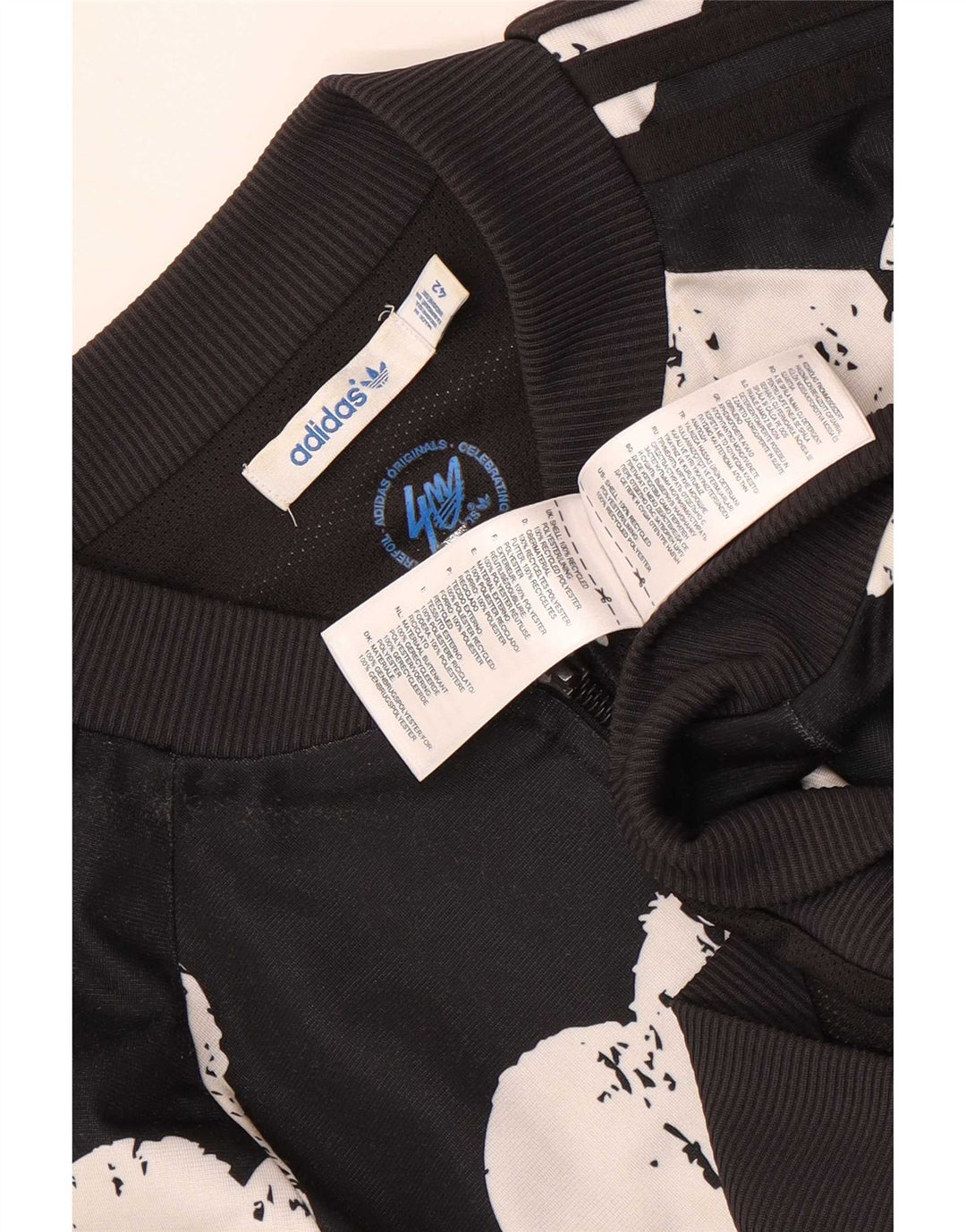 Giacca da ginnastica grafica da donna Adidas IT 42 Medium Black Heart