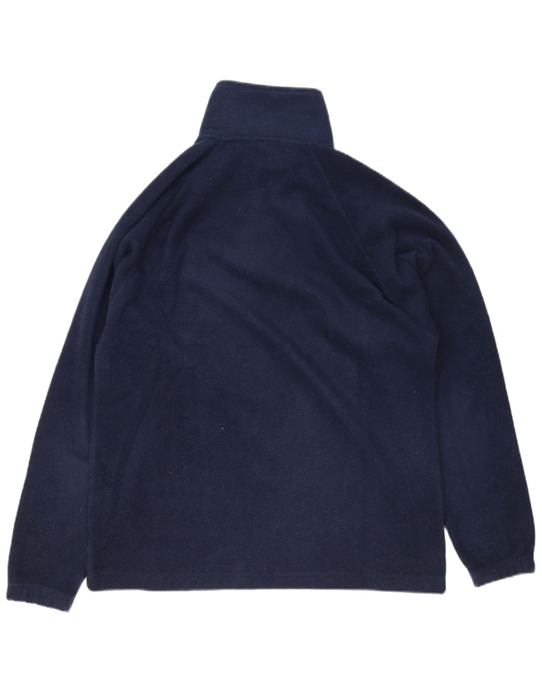 Kappa Mens Zip Neck Fleece Jumper Medium Navy Blue Polyester