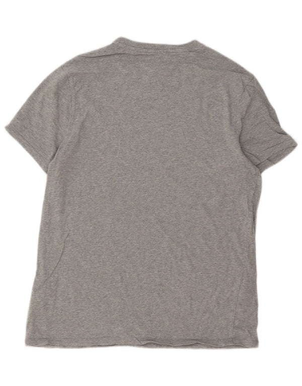 Tommy Hilfiger Camiseta para hombre Top Small de algodón moteado gris