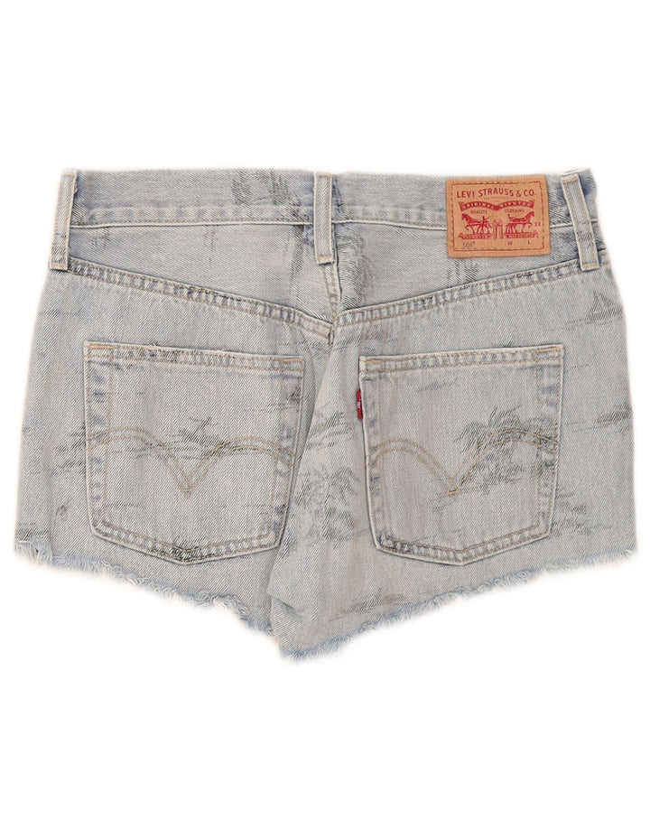 Levi's Womens 501 Denim Shorts W26 Small Blue Cotton