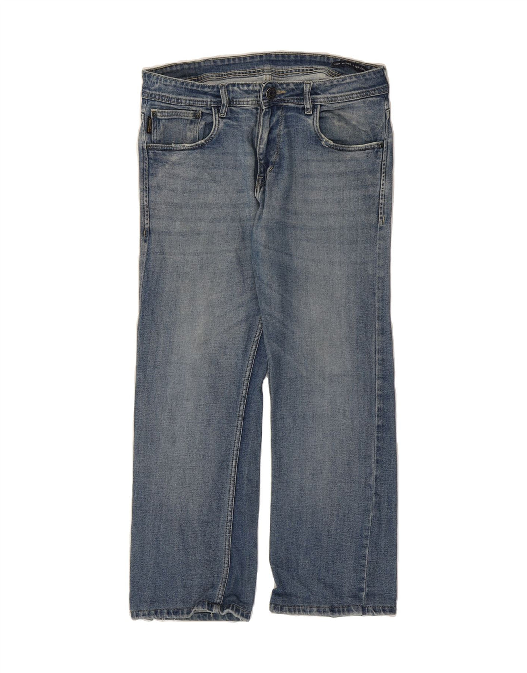 JACK & JONES Mens Straight Jeans W30 L27 Blue Cotton Vintage Jack & Jones and Second-Hand Jack & Jones from Messina Hembry 