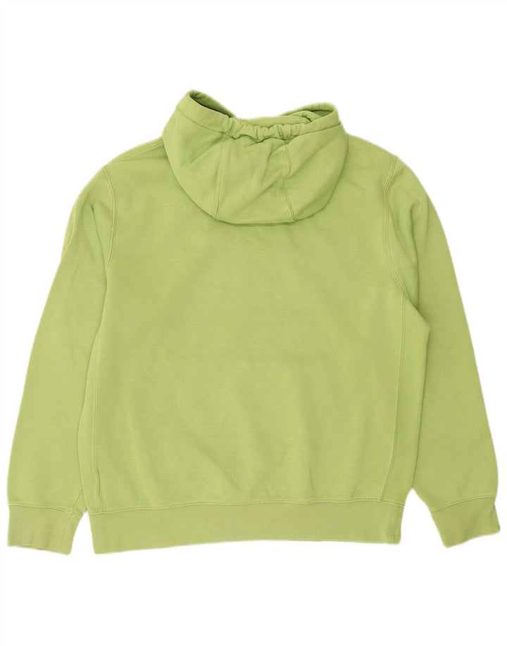 Felpa con cappuccio da uomo Nike in cotone verde medio