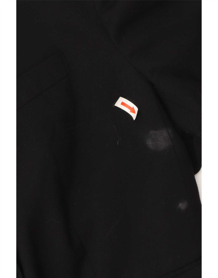 Женский пиджак Benetton на 2 пуговицах IT 48 XL, черный полиэстер