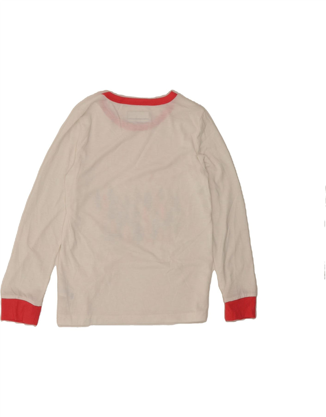 EDDIE BAUER Girls Graphic Top Long Sleeve 10-11 Years Medium White Vintage Eddie Bauer and Second-Hand Eddie Bauer from Messina Hembry 