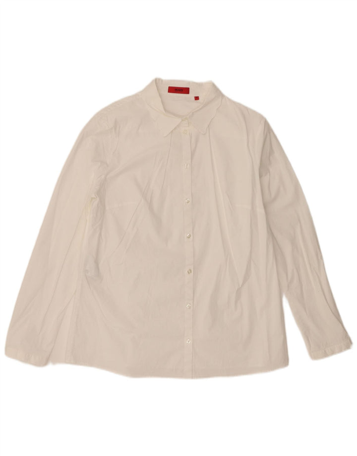Hugo Boss Chemise Femme IT 42 Coton Blanc Moyen