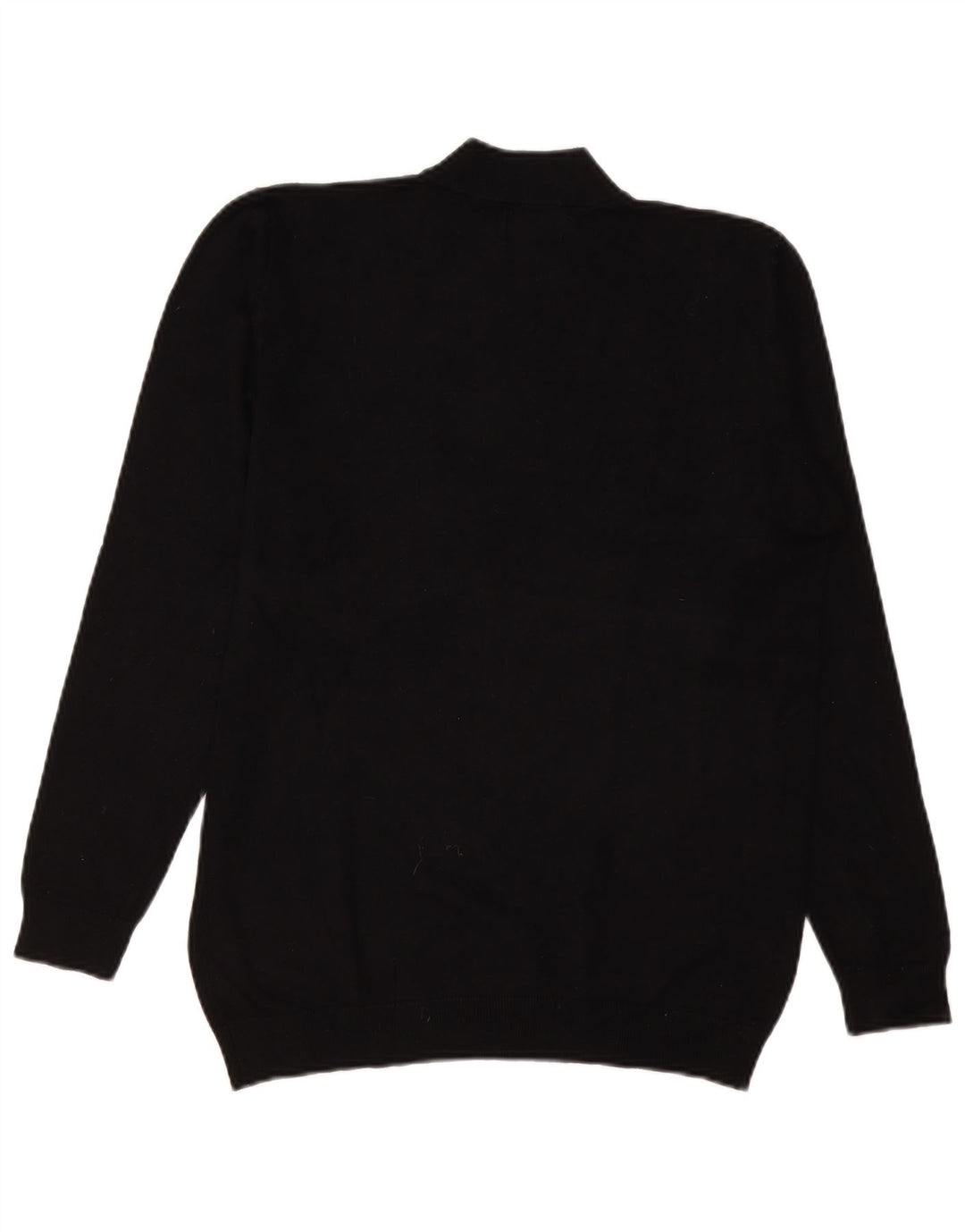 Zara Mens Turtle Neck Jumper Sweater Medium Black Viscose
