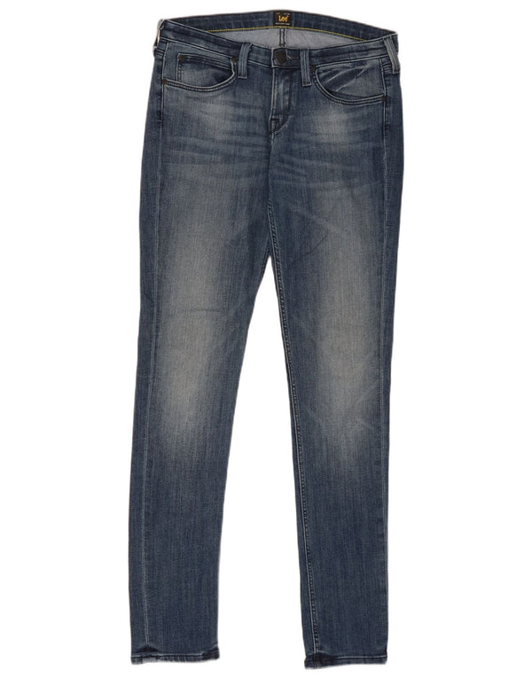 Lee Womens Lynn Skinny Jeans W29 L35 Blue Cotton