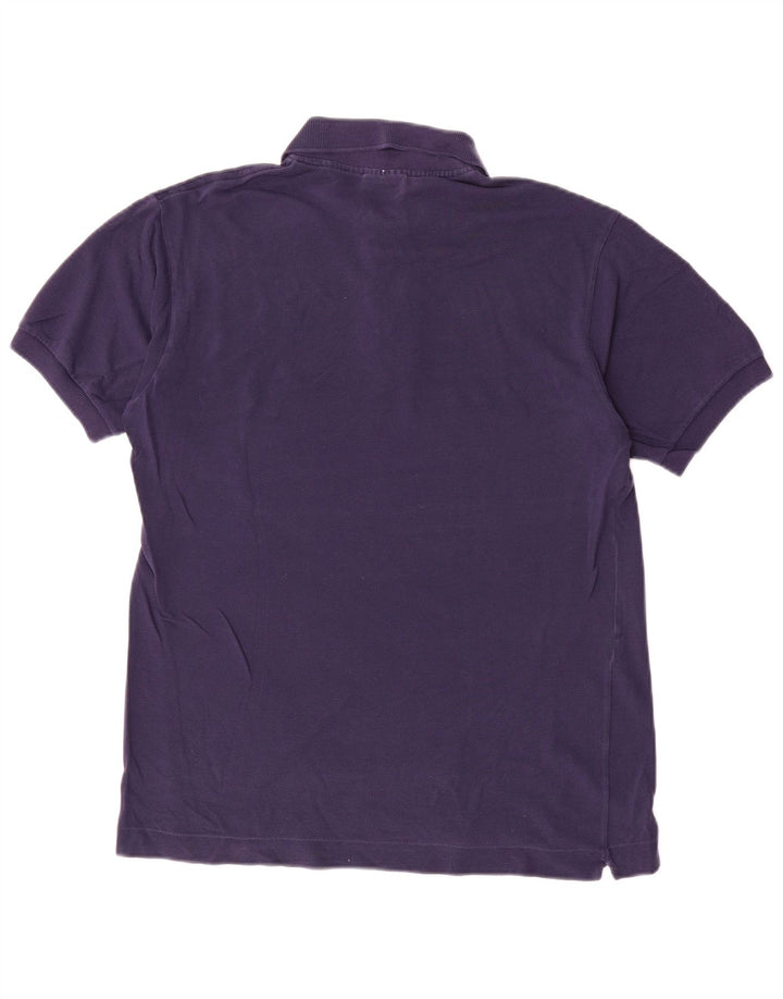 Lacoste Mens Polo Shirt Size 3 Small Navy Blue Cotton