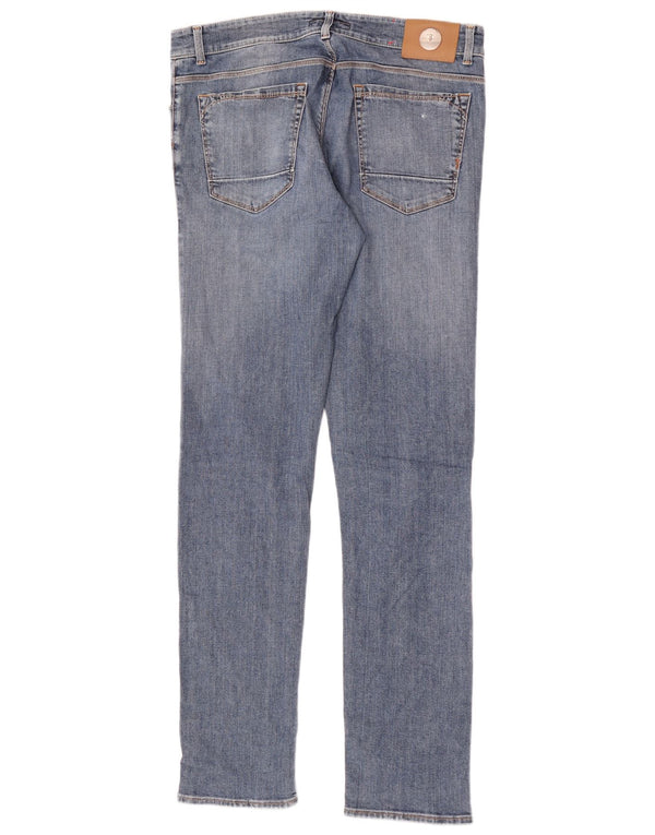 Мужские зауженные джинсы Trussardi W33 L34 синие
