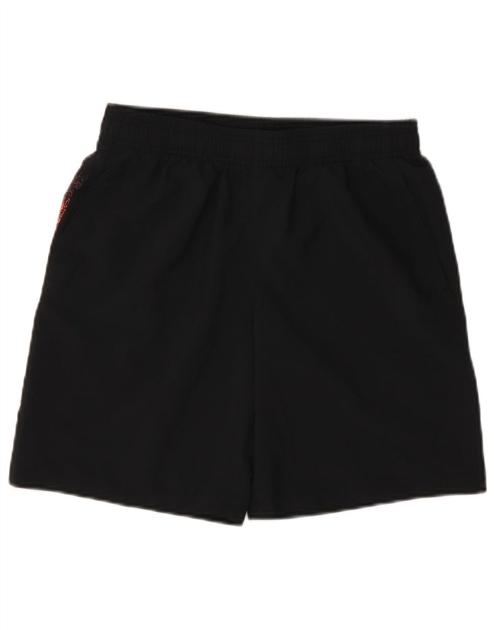 Under Armour Boys Graphic Sport Shorts 11-12 Years Large Black Polyester