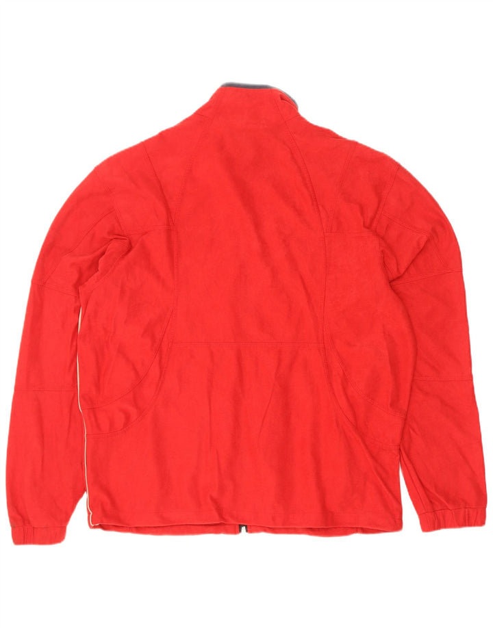 Brugi Træningsdragt til mænd Topjakke Medium Rød Colourblock Polyester
