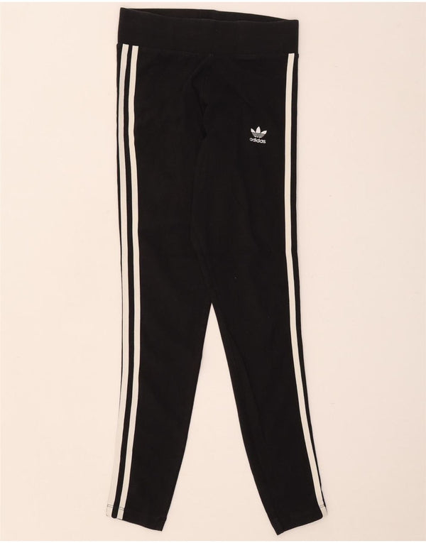 Adidas ženske tajice UK 8 male crne pamučne