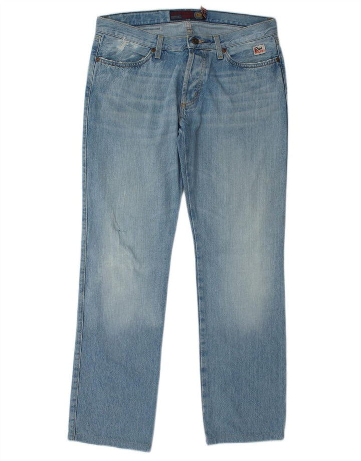 ROY ROGERS Womens Straight Jeans IT 46 Large W32 L30 Blue