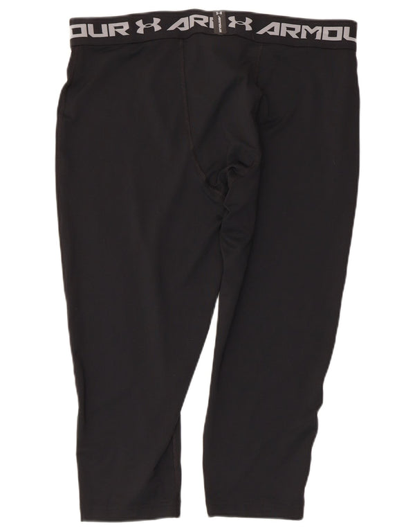Under Armour Herren Graphic Capri Leggings 2XL Schwarz Polyester