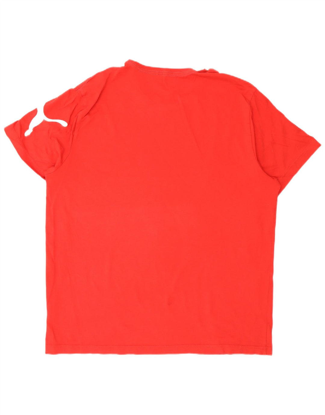 Puma Mens Graphic T-Shirt Top XL Red