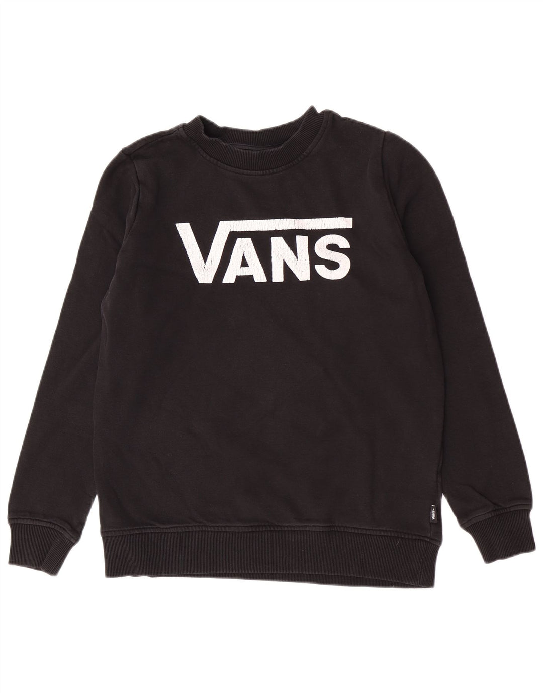 Vans Dame Grafisk Sweatshirt Jumper Lille Sort Bomuld