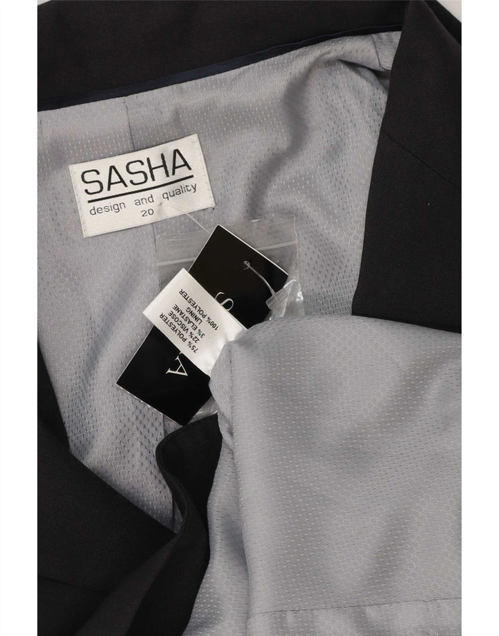 Jachetă Sasha pentru femei, cu 2 nasturi, UK 20 2XL, poliester gri