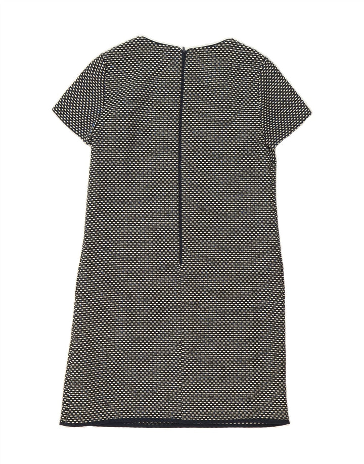 TOMMY HILFIGER Womens Abstract Pattern Basic Dress US 8 Medium Navy Blue Vintage Tommy Hilfiger and Second-Hand Tommy Hilfiger from Messina Hembry 