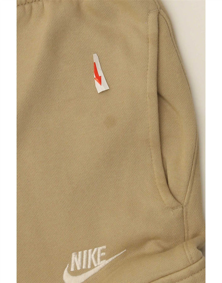 Nike Mens Cargo Tracksuit Trousers Joggers Small Beige Cotton