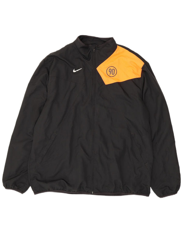 Nike muška trenirka gornja jakna UK 45/47 XL crna poliesterska boja