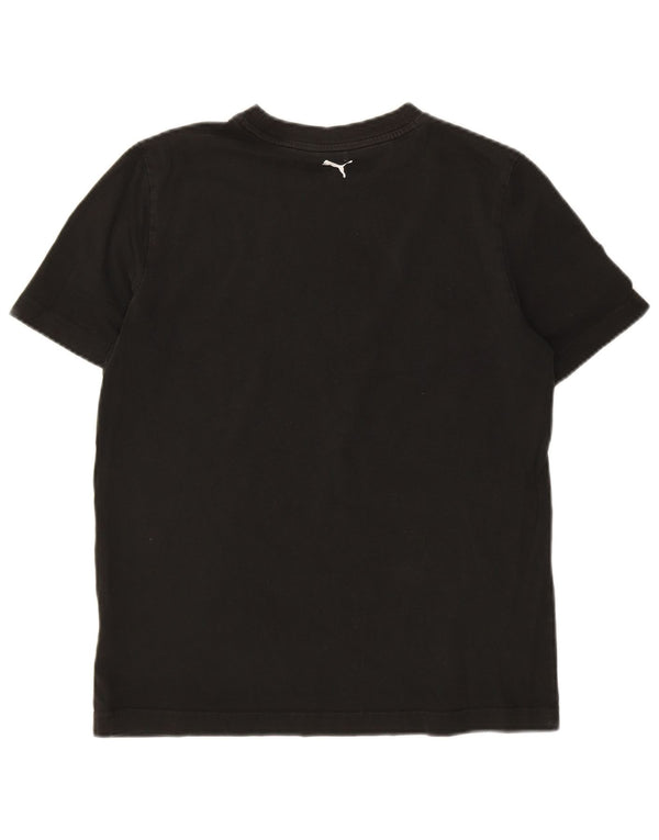 Puma Boys Grafisk T-Shirt Top 15-16 år Sort