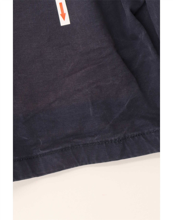 Jack Wills Mens Chino Shorts W34 Large Navy Blue Cotton
