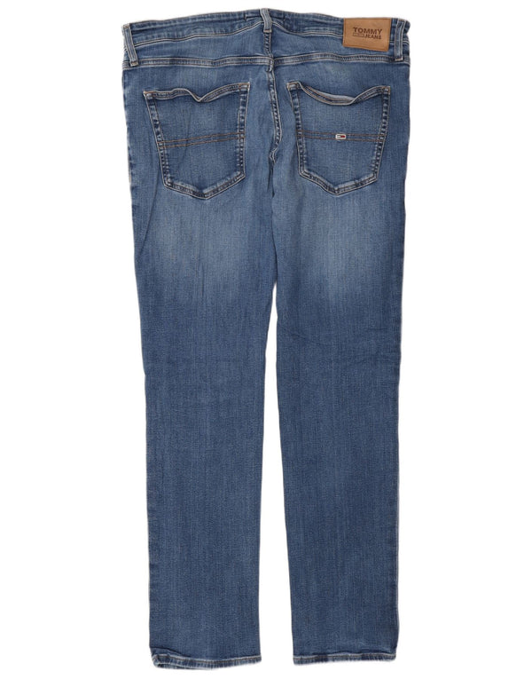 Tommy Hilfiger Mens Scanton Slim Jeans W36 L32 Plavi pamuk