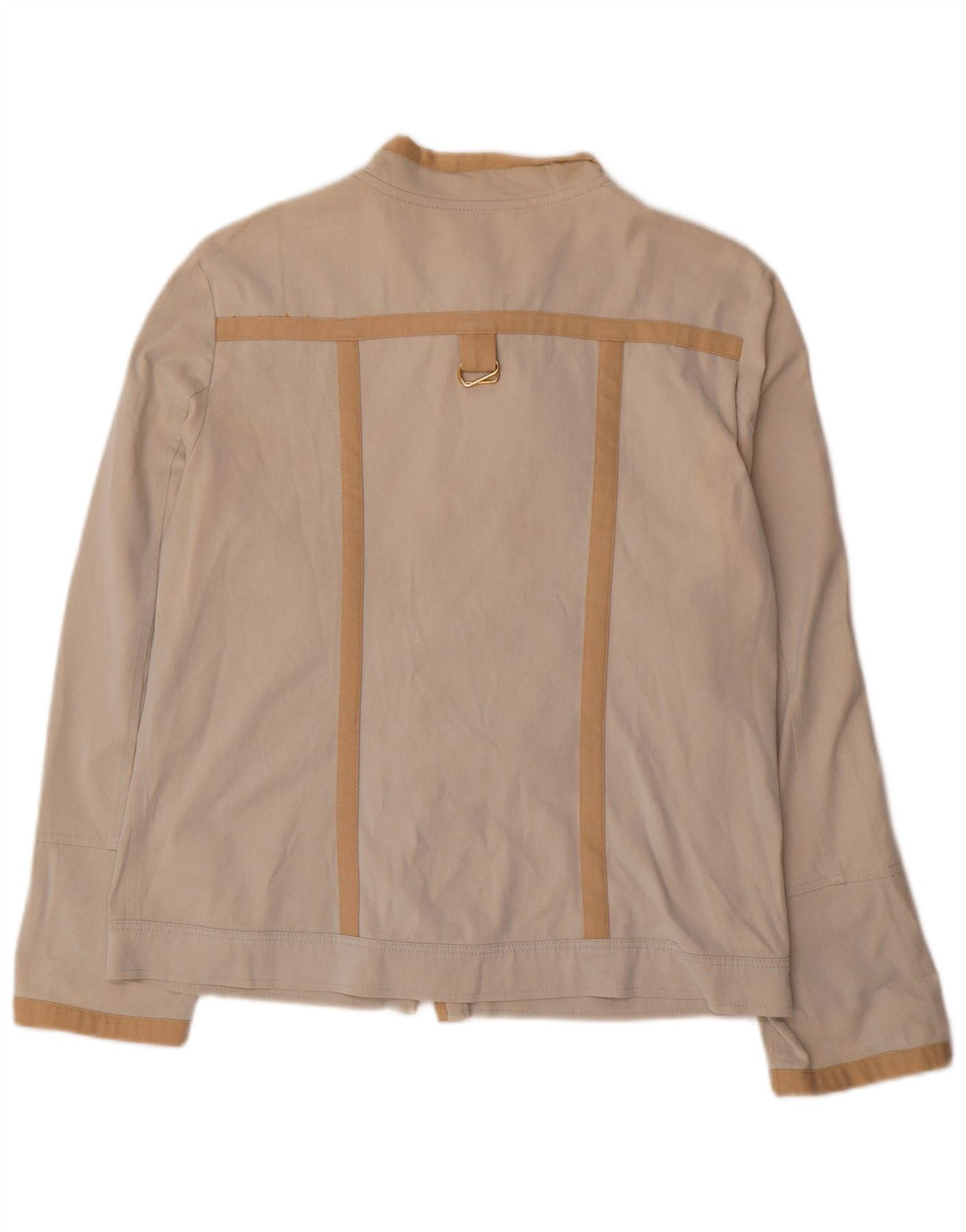 CARELLA Womens Liner Utility Jacket UK 12 Medium Beige Cotton